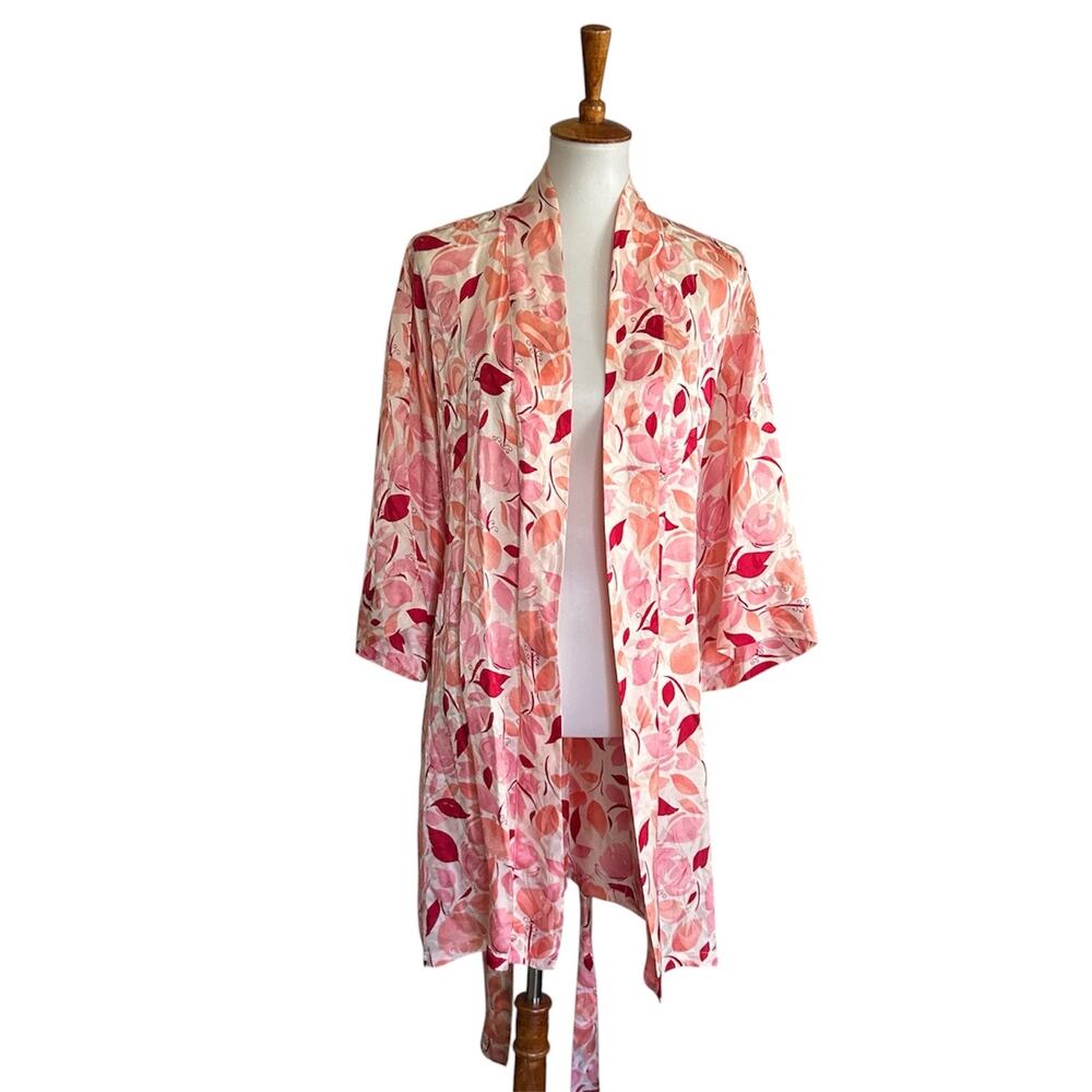 August Silk Floral Robe - Picture 3 of 5